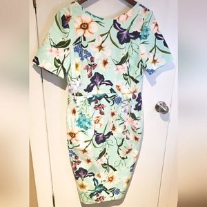 ASOS Design Floral Sheath Dress NWT